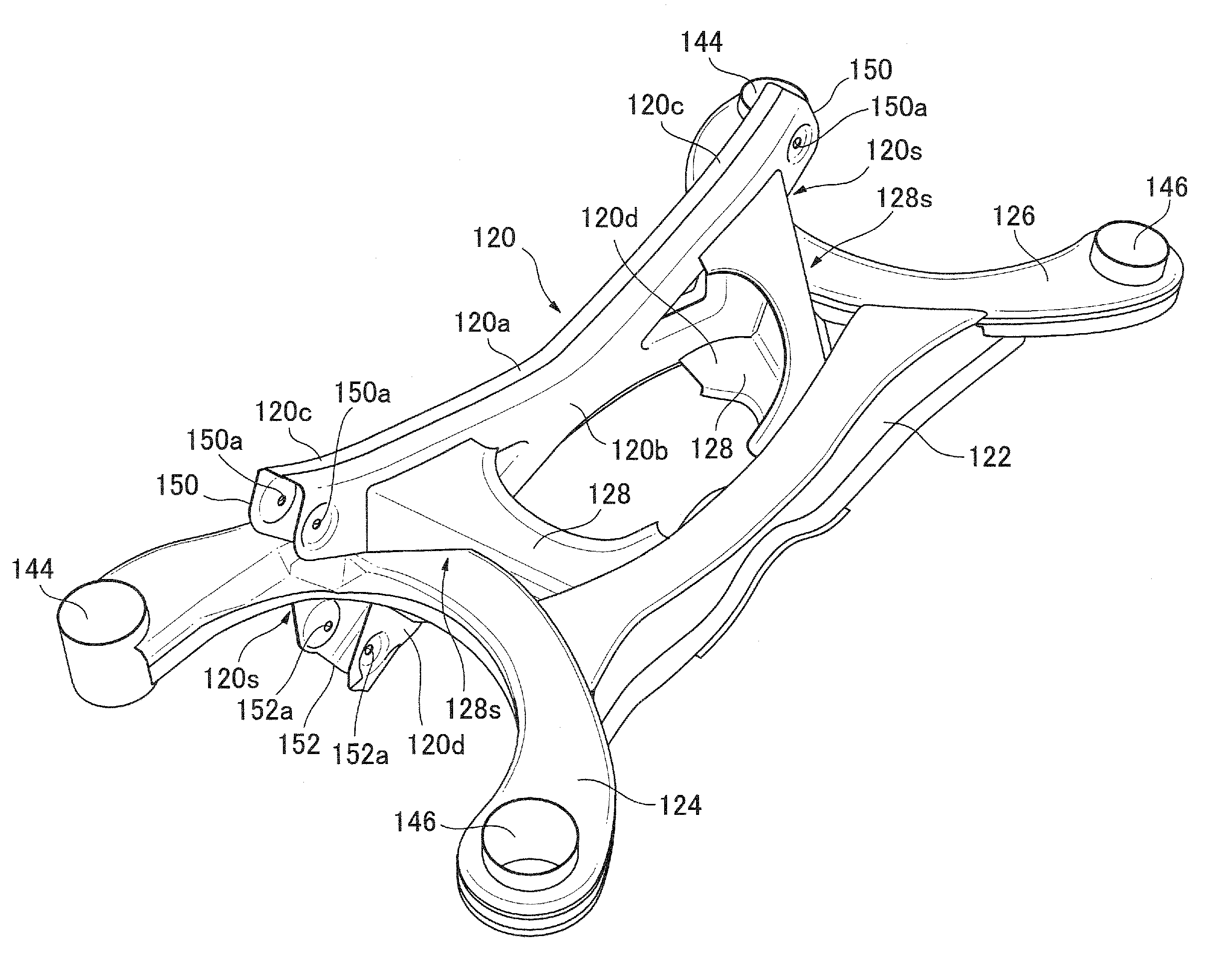 Suspension subframe structure of vehicle