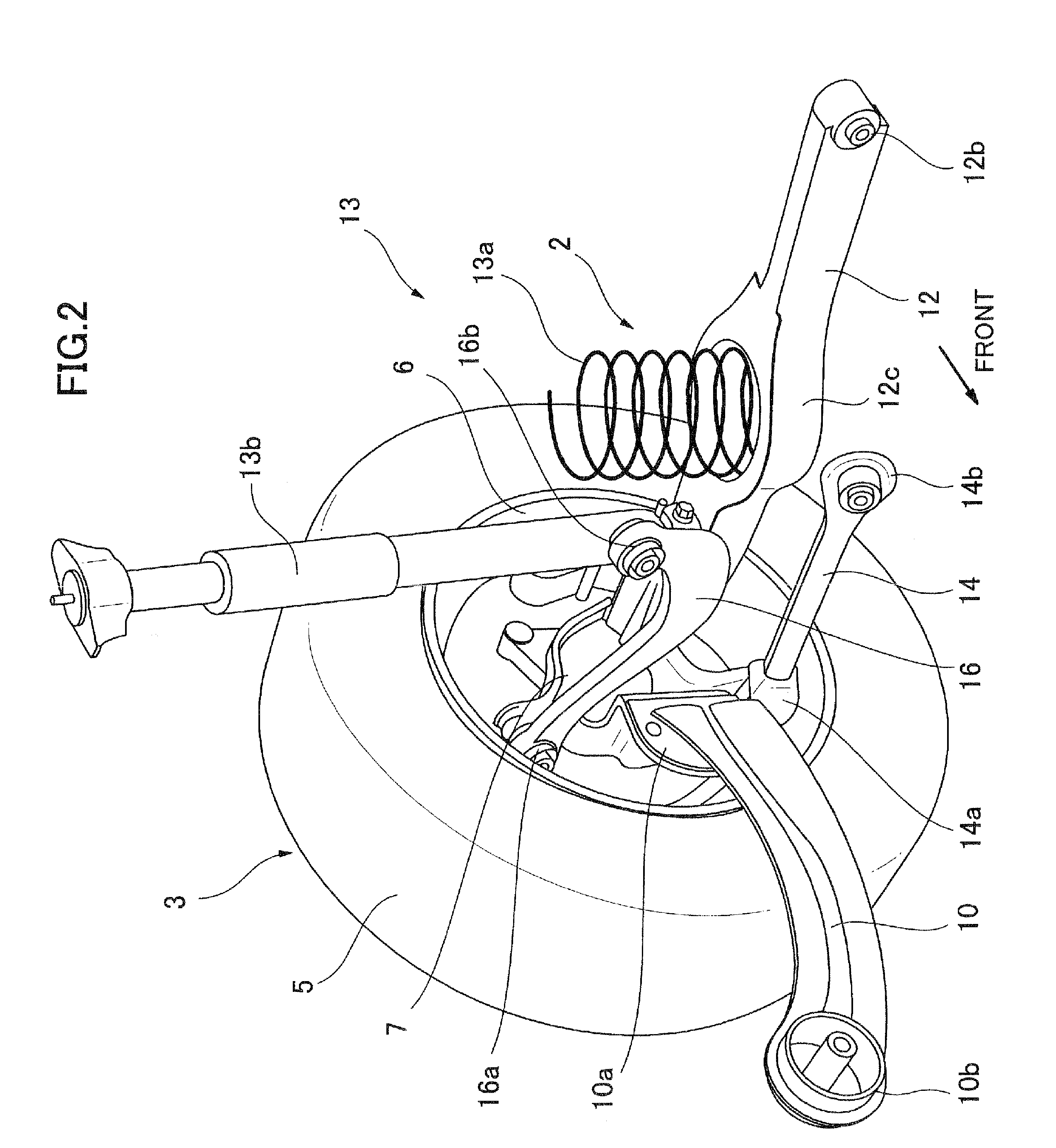 Suspension subframe structure of vehicle