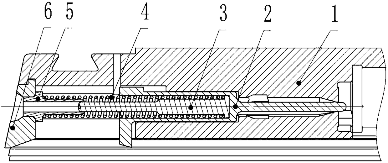 Firing pin type firing mechanism achieving clear sensing function and ready-to-fire state indicating function