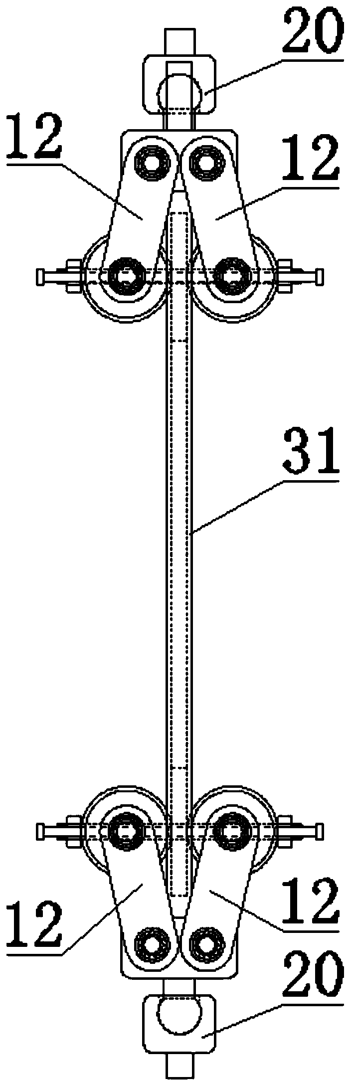 System for detecting tensile property of calcium silicate plate