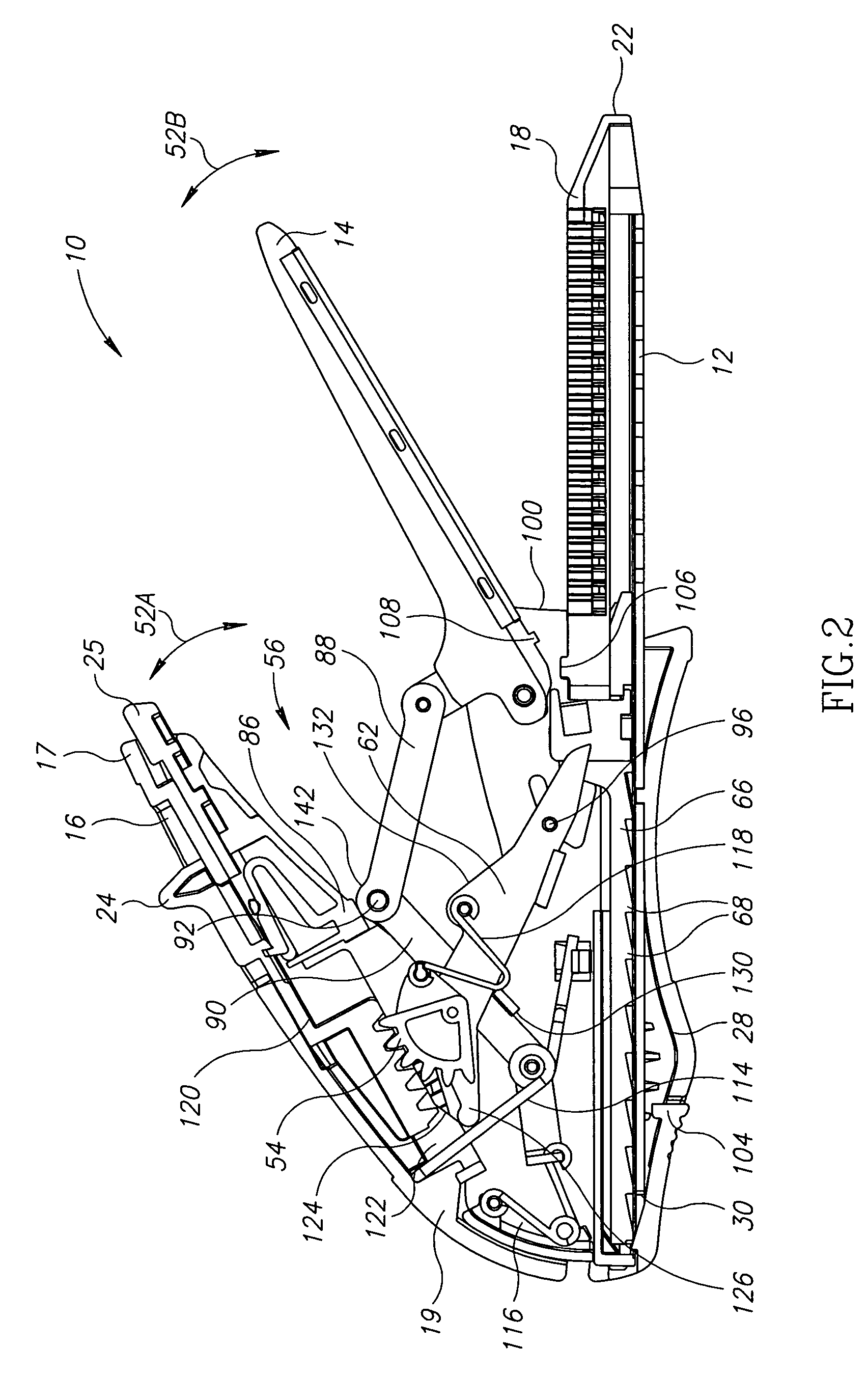 Palm-size surgical stapler for single hand operation