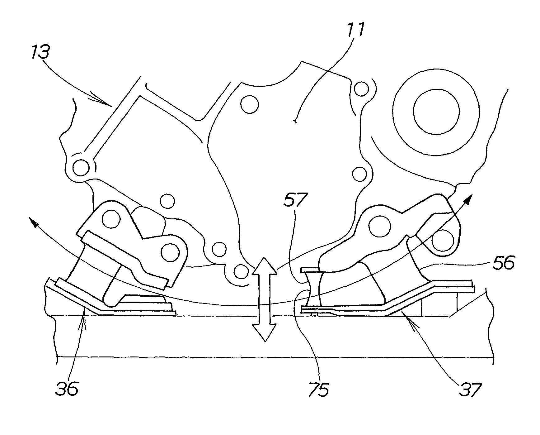 Transmission mount structure for vehicles