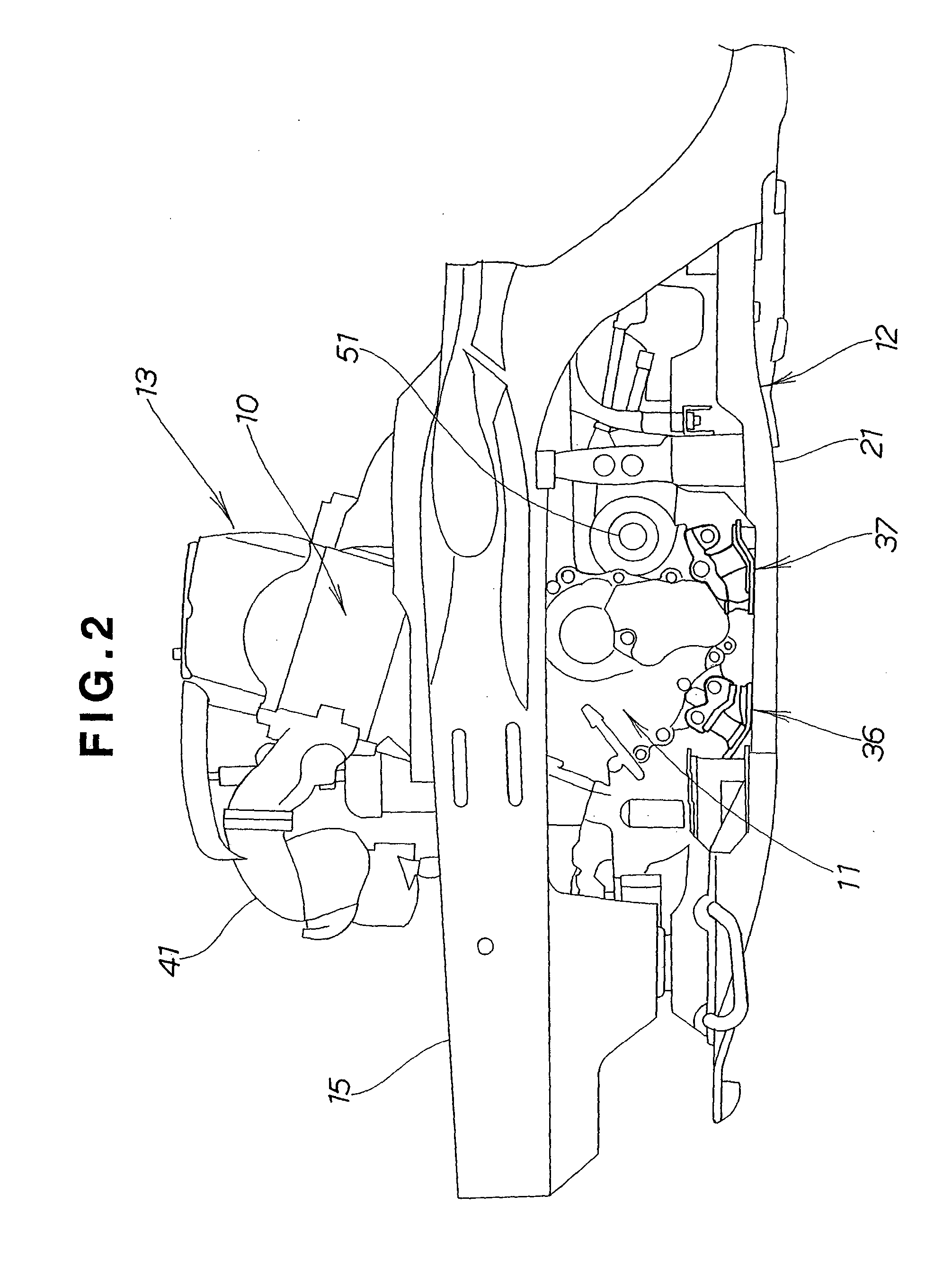 Transmission mount structure for vehicles