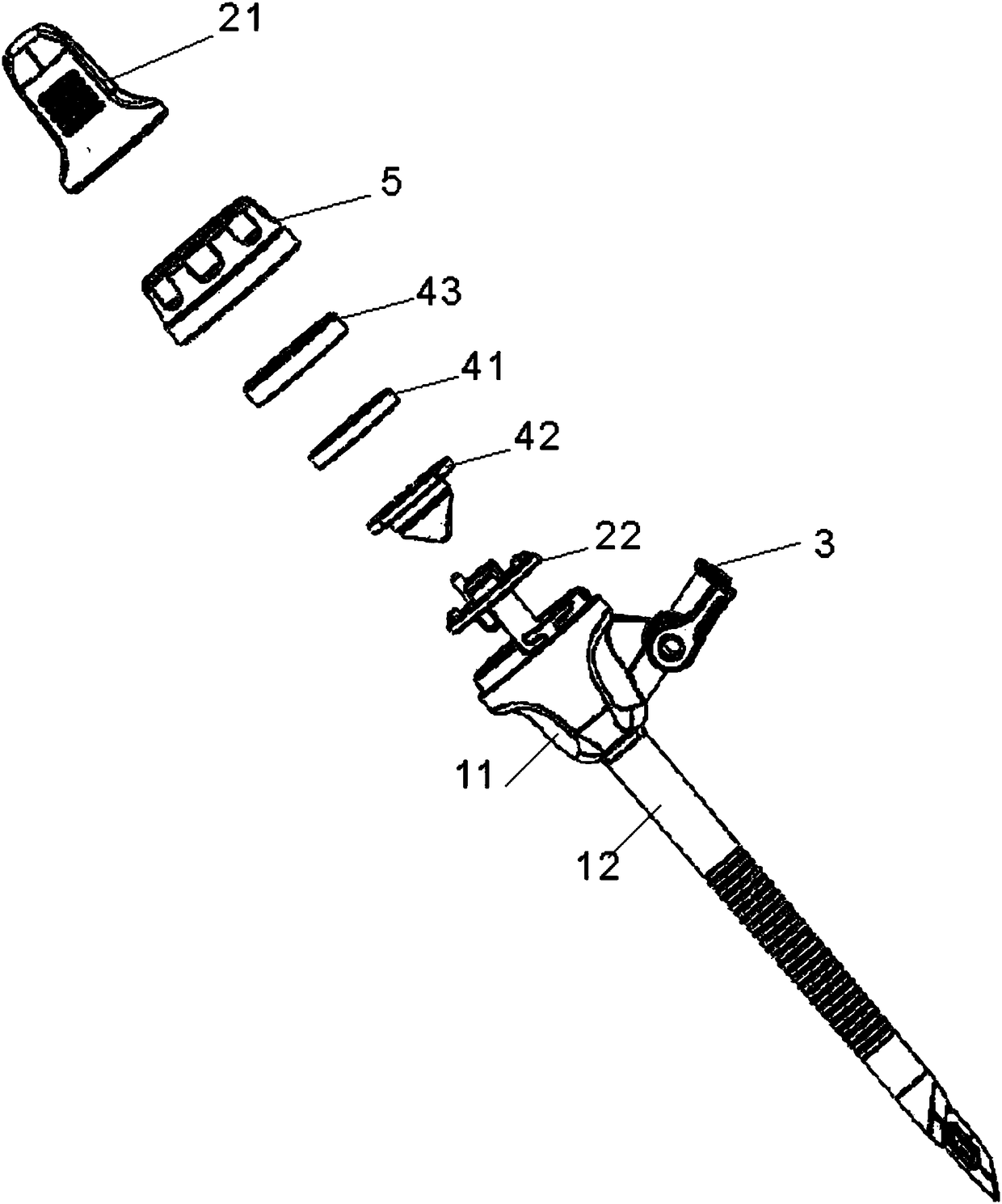 Puncture cannula device of small laparoscope puncture outfit