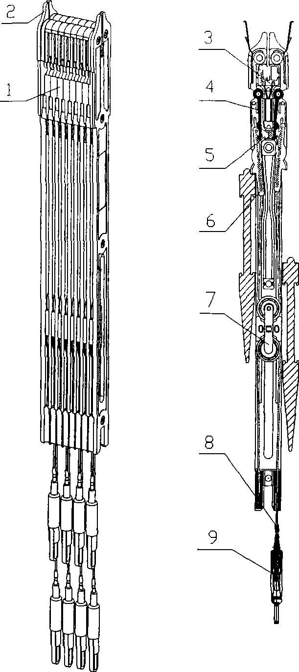 Electromagnetic valve heddle selecting apparatus of electronic jacquard
