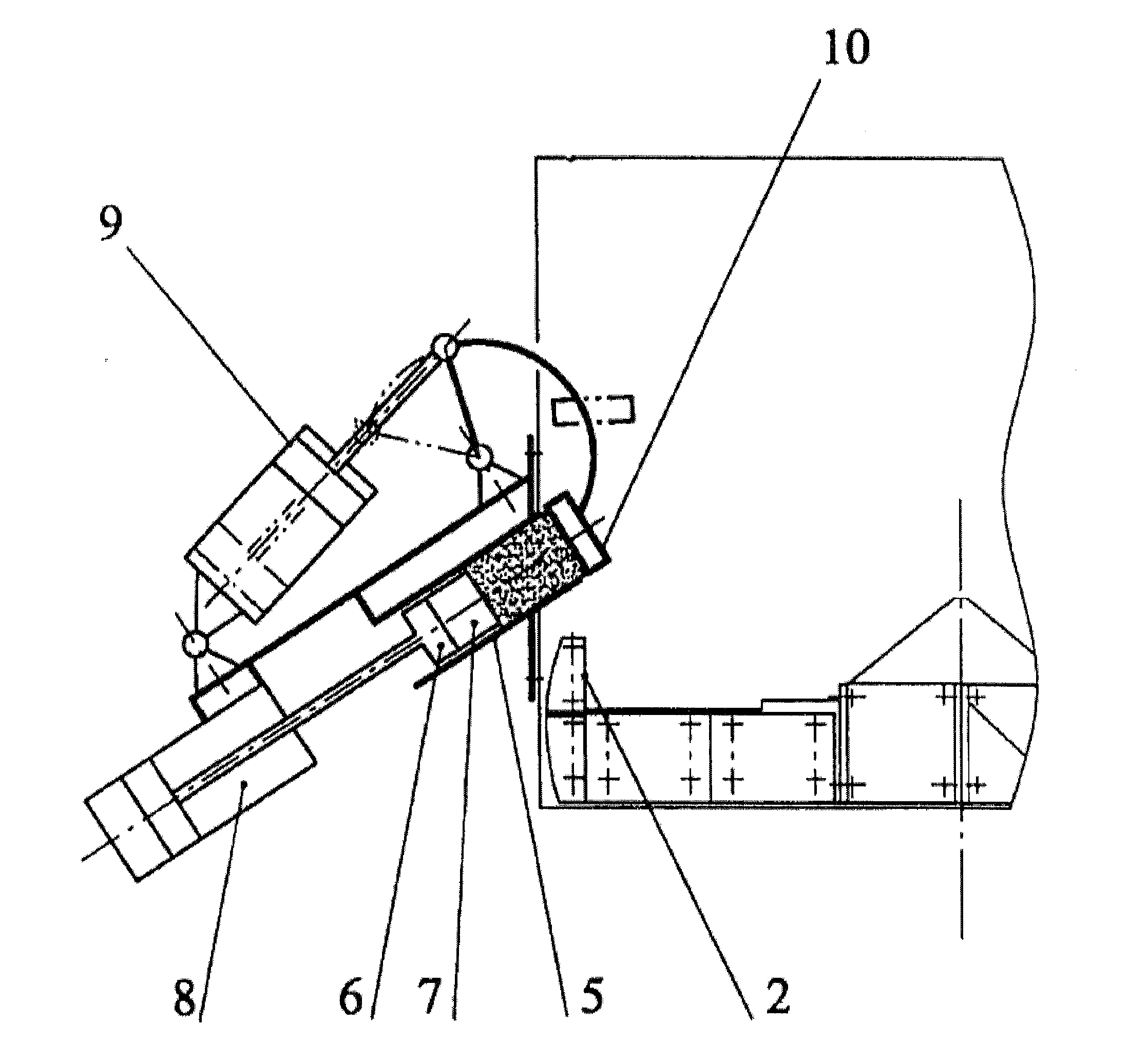 Process for preparing mold-sand and a device for putting the same into practice