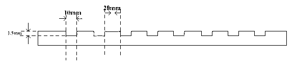 Detecting method for displacement of hydraulic counter-blow hammer heads