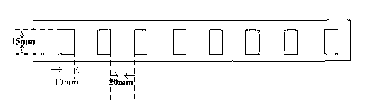 Detecting method for displacement of hydraulic counter-blow hammer heads