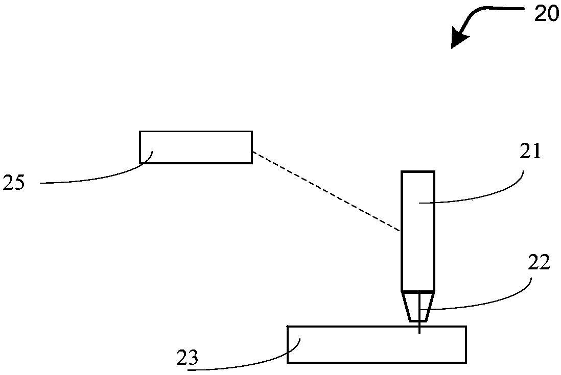 Battery pole piece cutting method and device