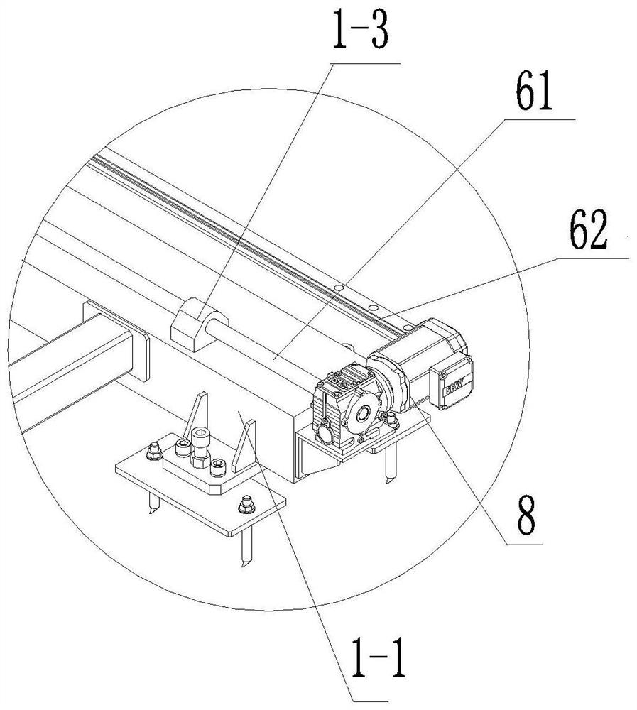 Auxiliary supporting and moving device for machine tool machining super-long workpiece