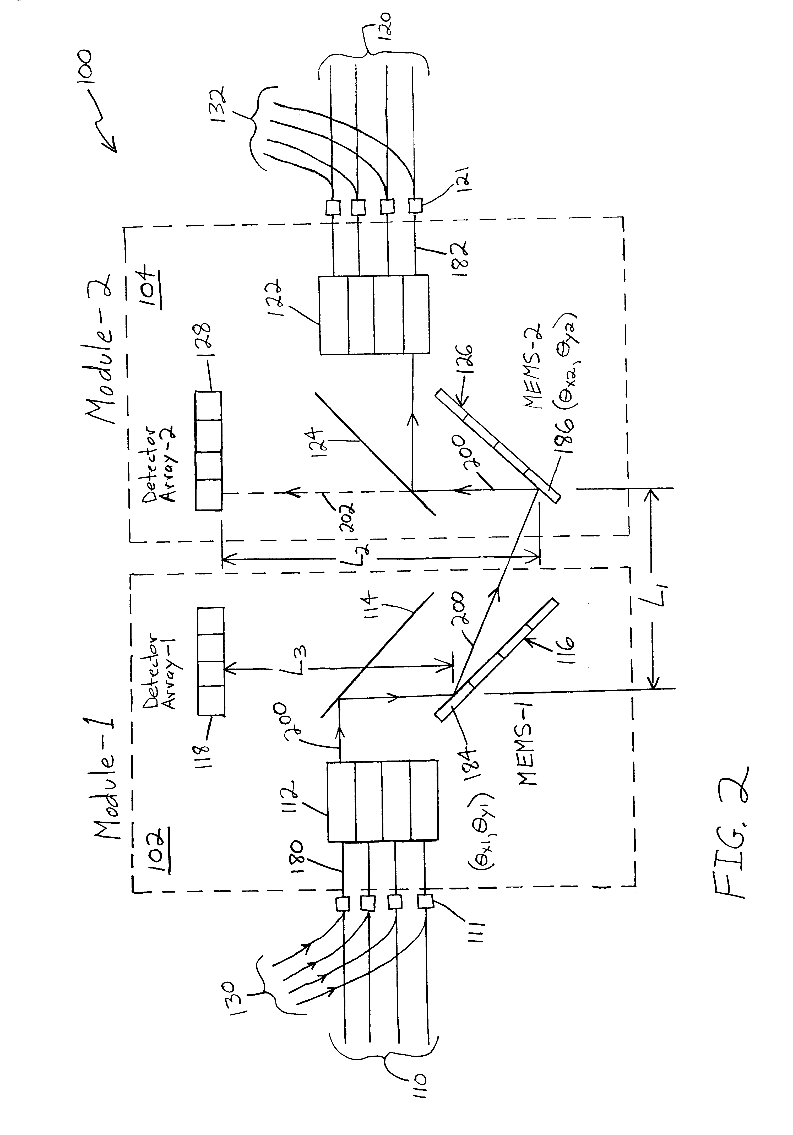Modular three-dimensional optical switch