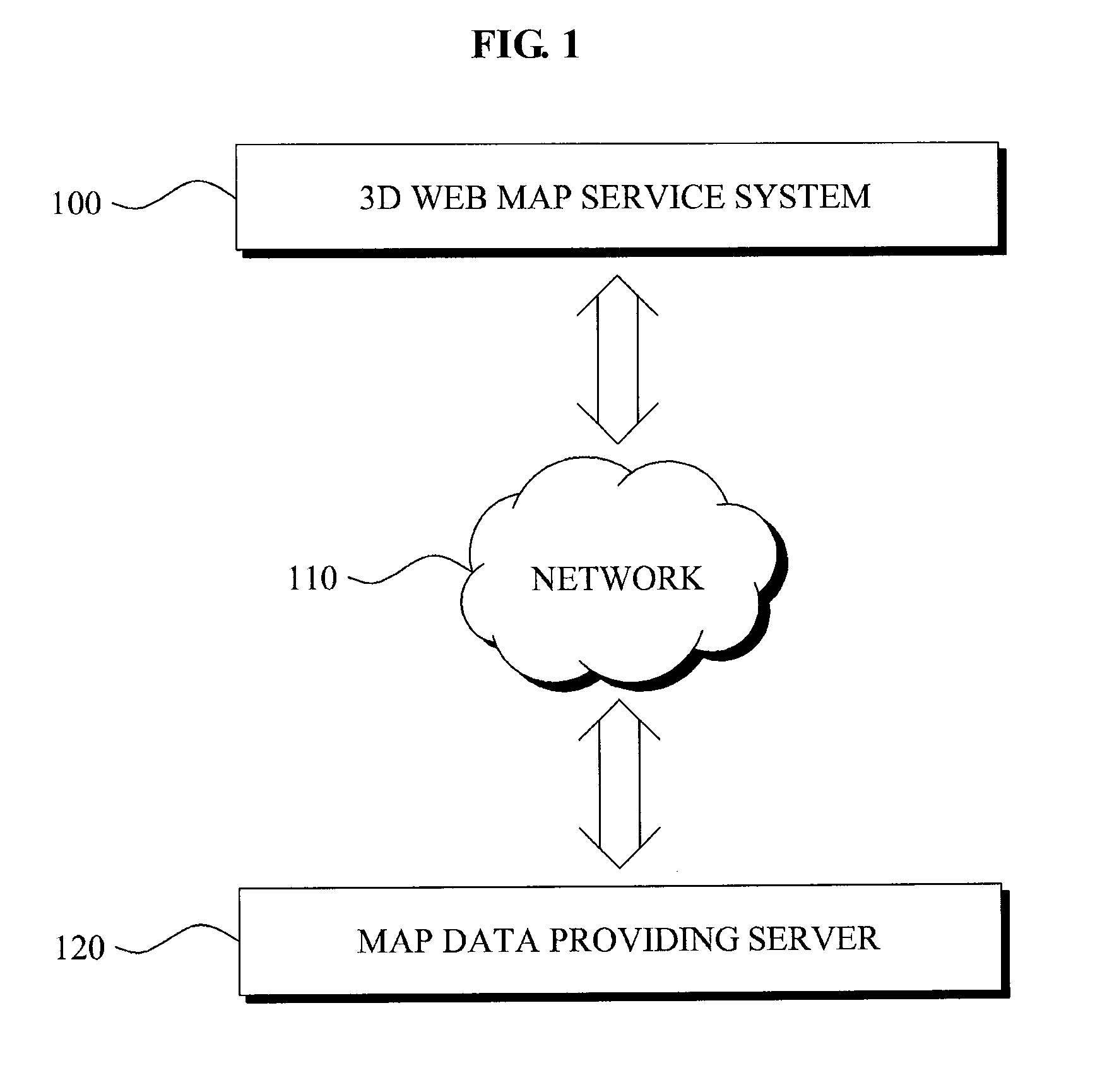 Method and system for serving three dimension web map service using augmented reality