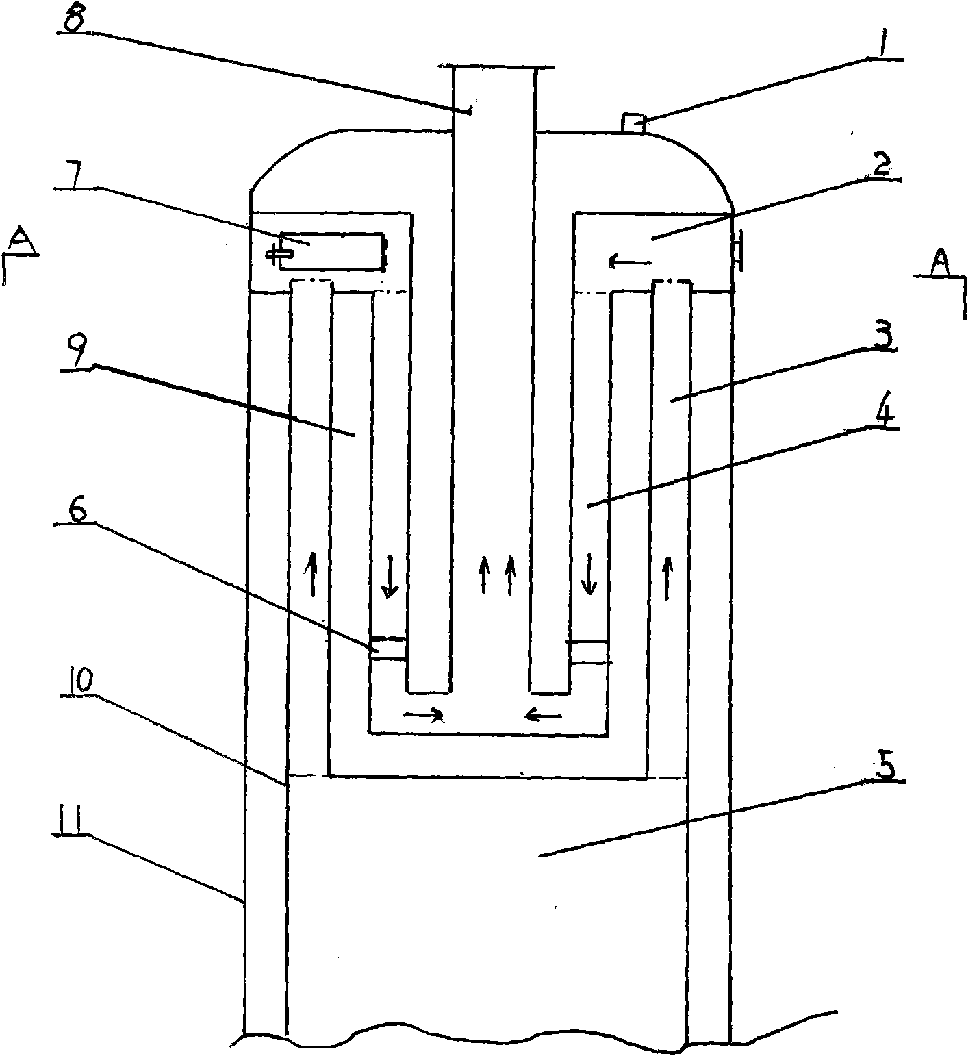 Boiler with annular upper furnace body deashing chamber