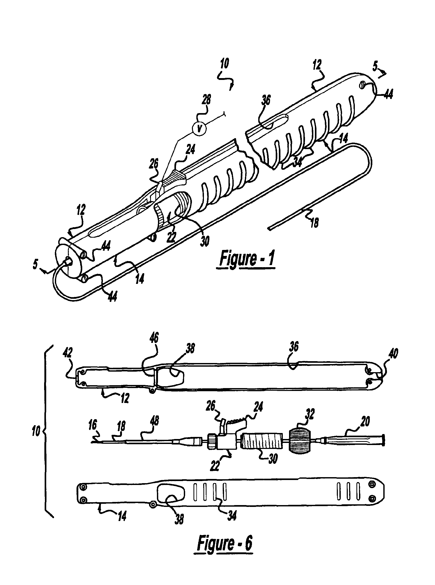 Handle deployment mechanism for medical device and method