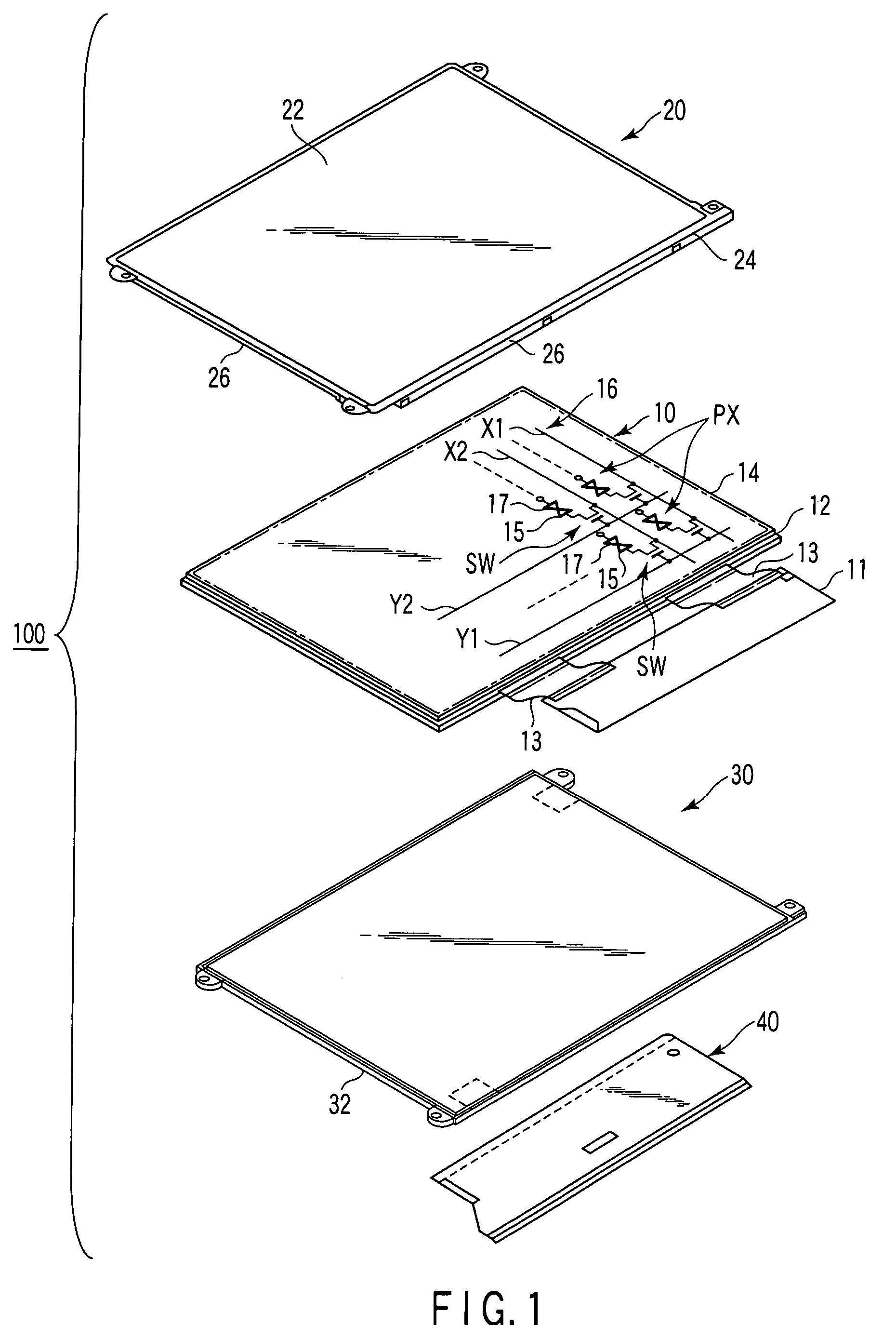 Surface light source unit with buffering means, and liquid crystal display with the unit