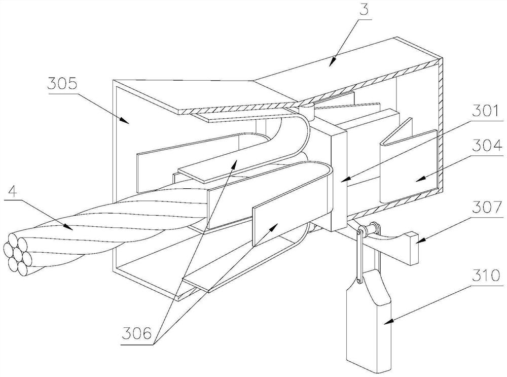 Power transmission line pre-twisted vibration damper