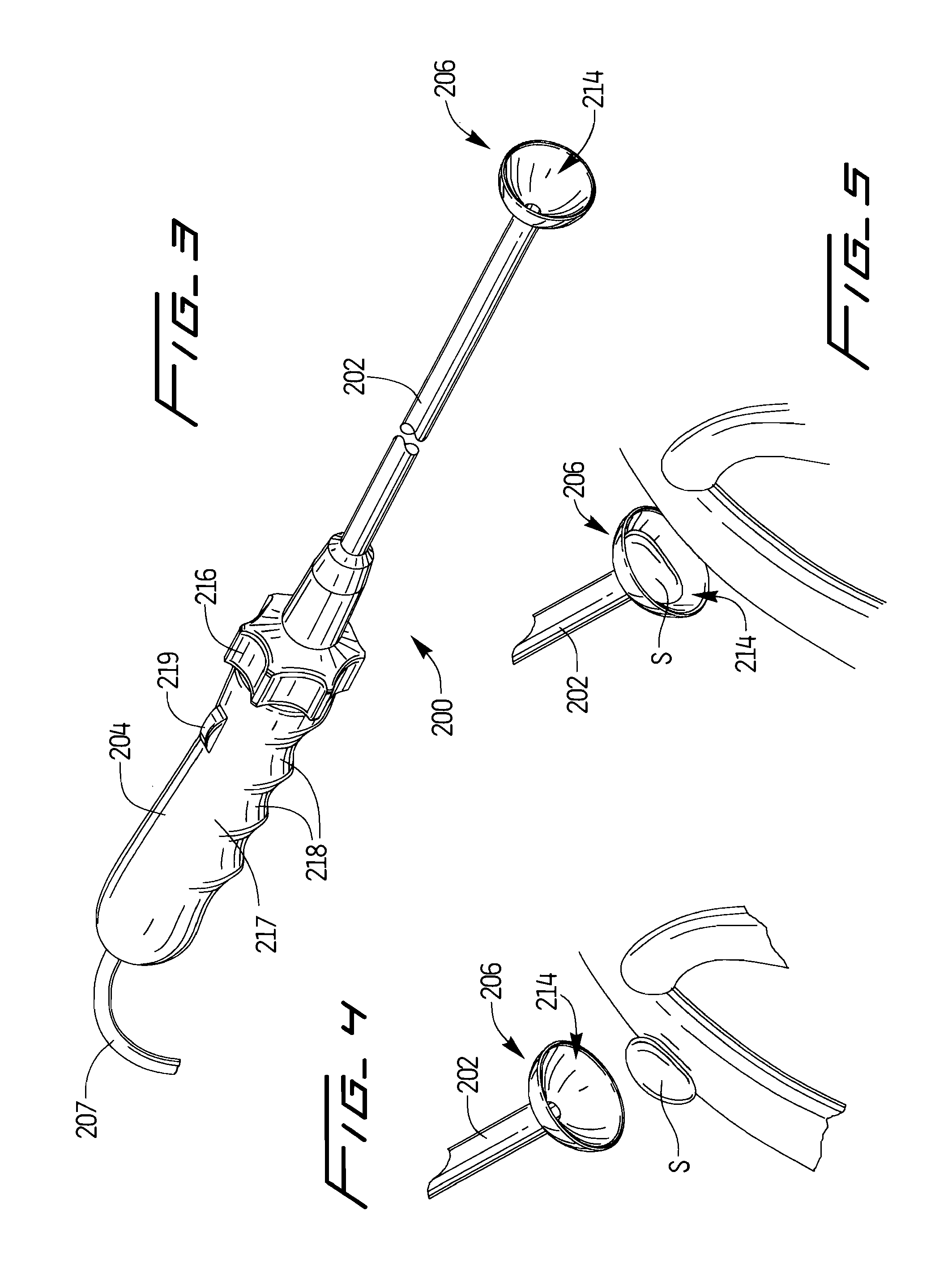 Vacuum assisted surgical dissection tools