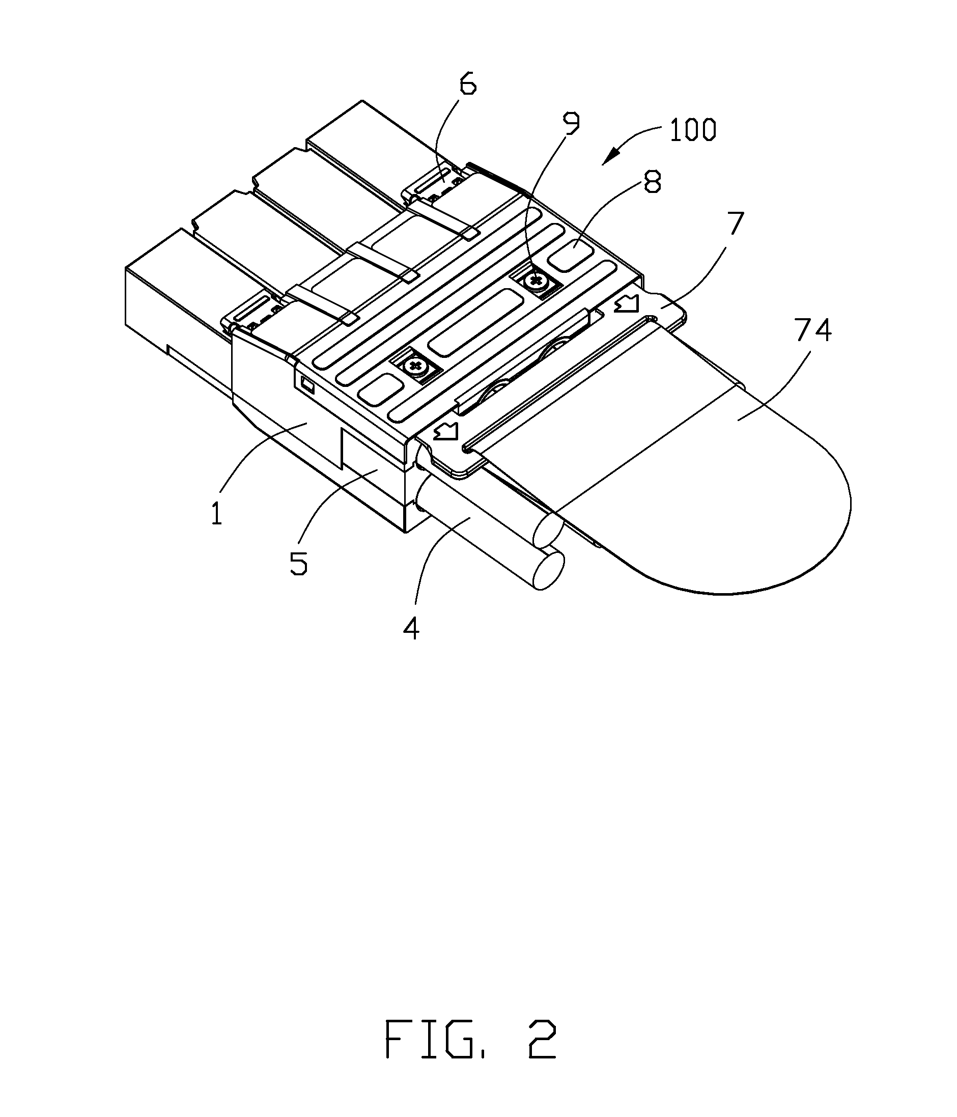 Electrical connector assembly having engaging means for providing holding force