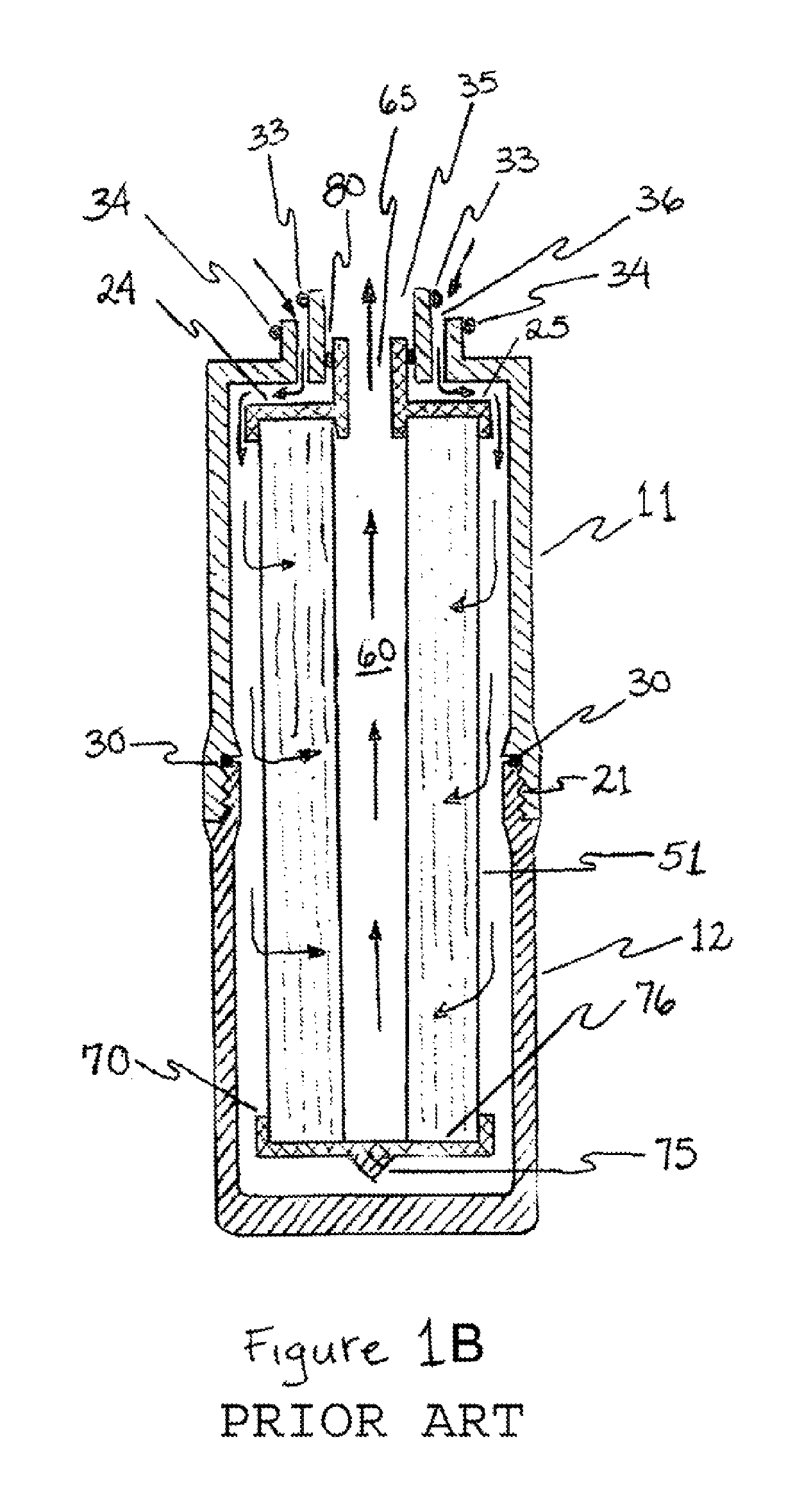 Filter assembly with self-contained disposable filter cartridge
