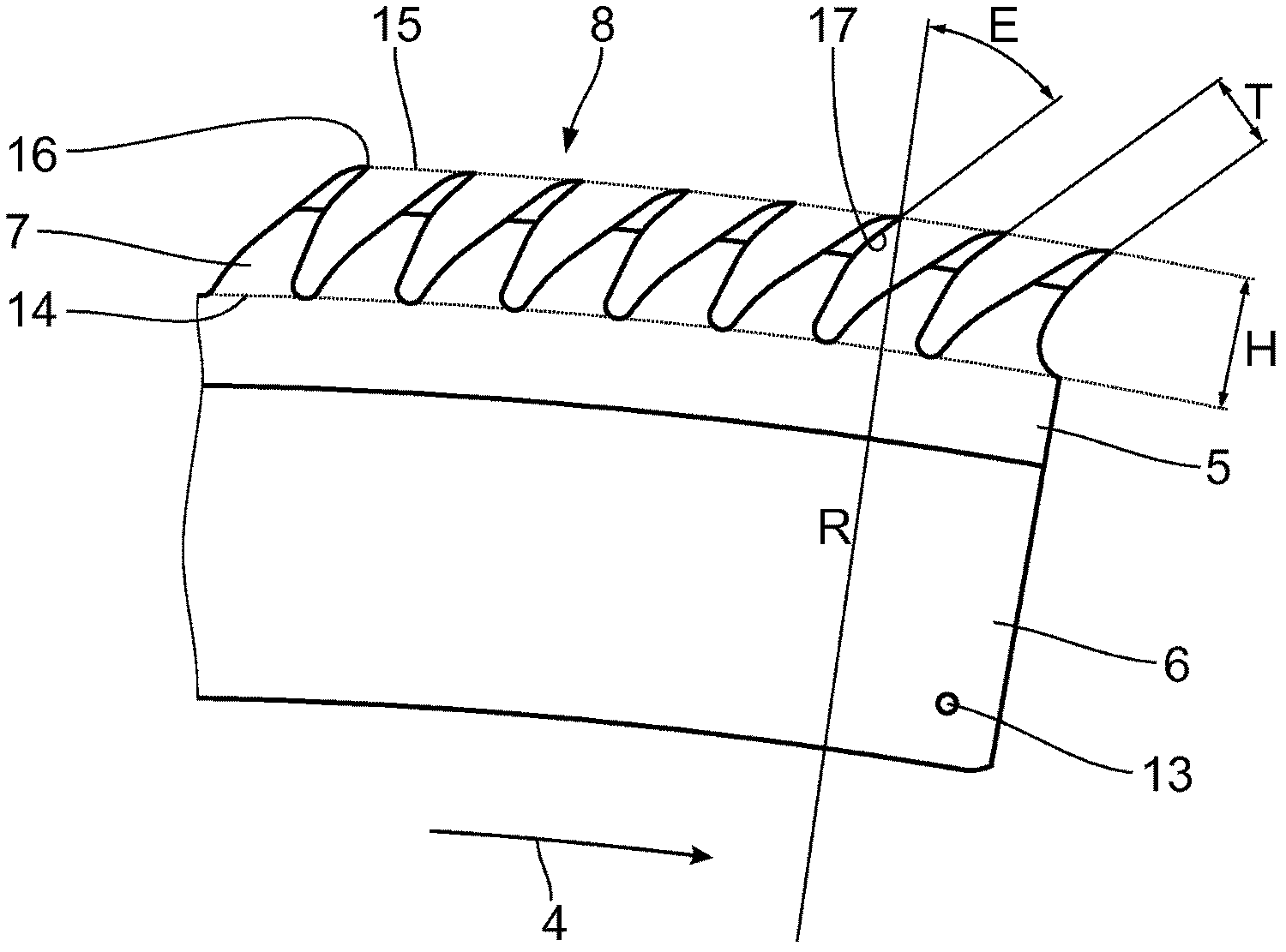 Circular comb fitting