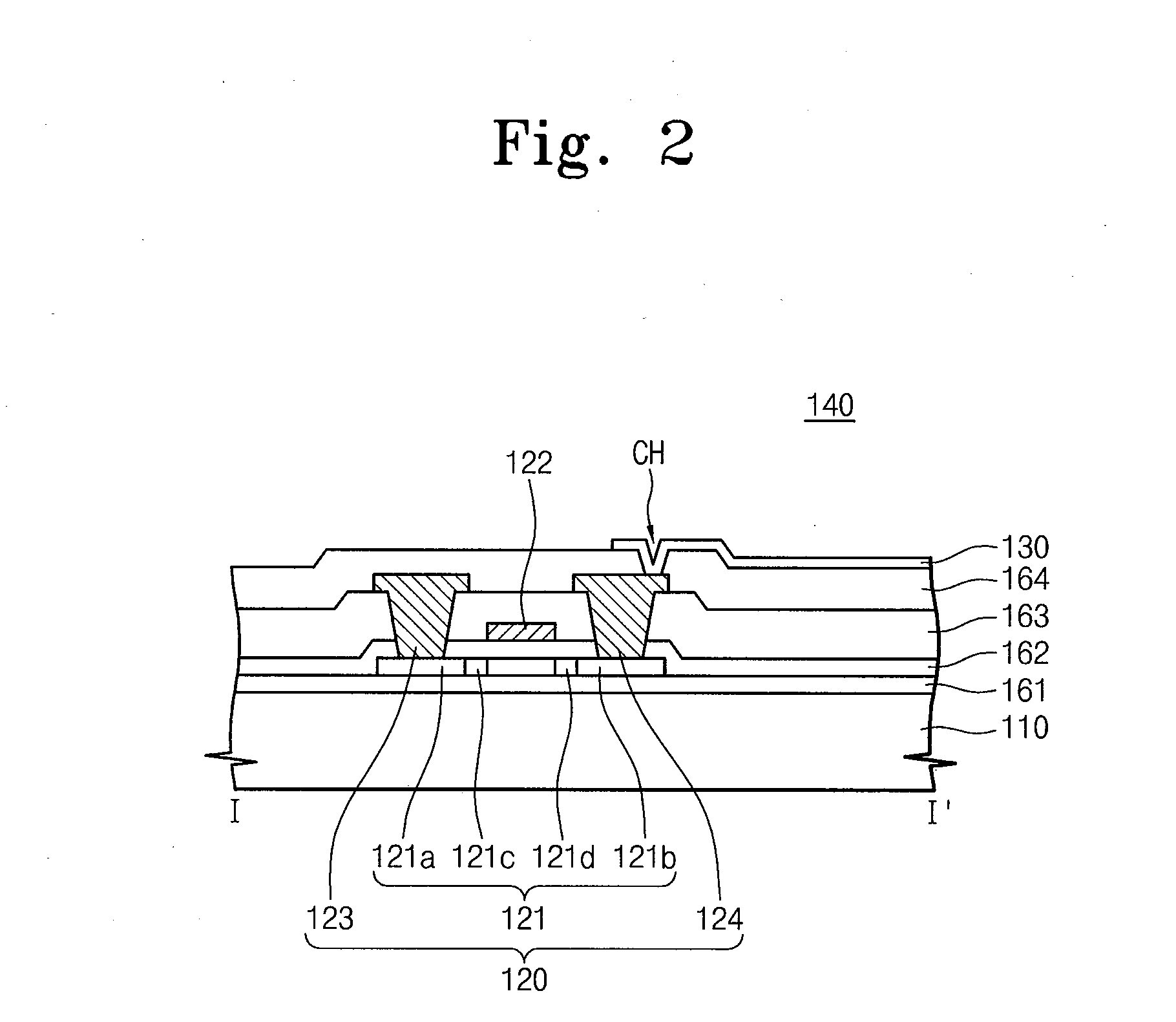 Array substrate for liquid crystal display and method of testing