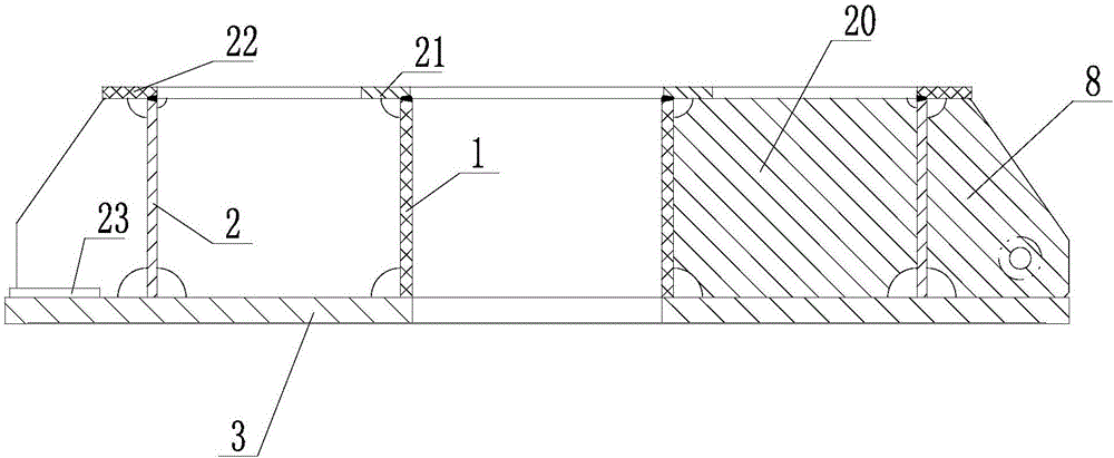 Method for welding outer rib plates in base of lower reactor core vessel of high-temperature gas-cooled reactor
