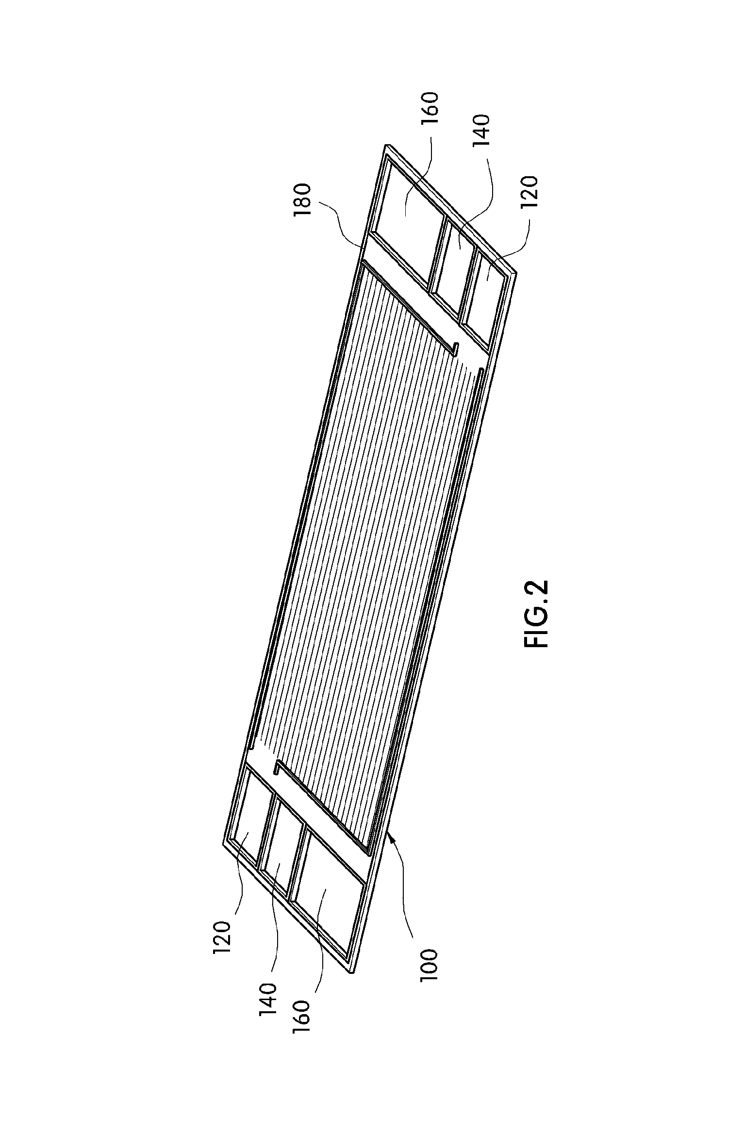 Fuel cell stack with water drainage structure