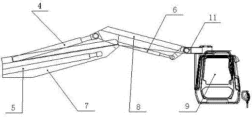 Wheeled crane