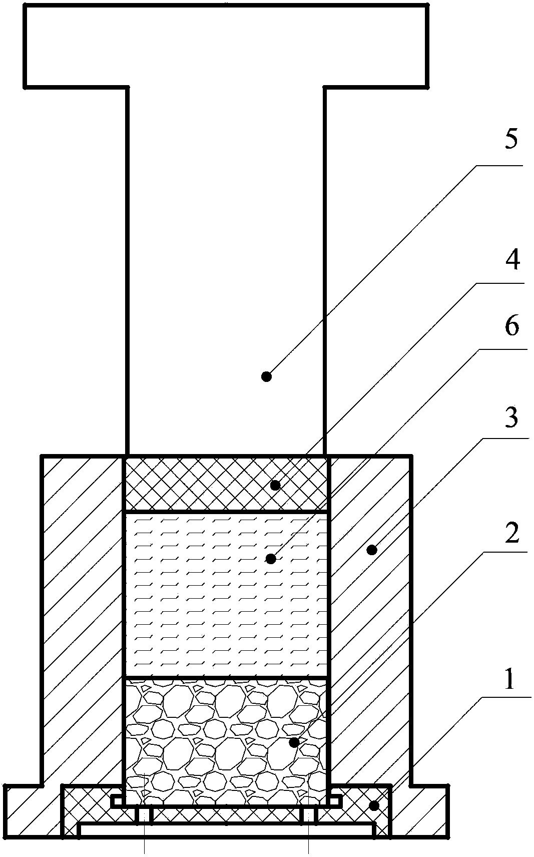 Method and device for manufacturing silicon carbide aluminum-base composite materials with medium to high volume fractions