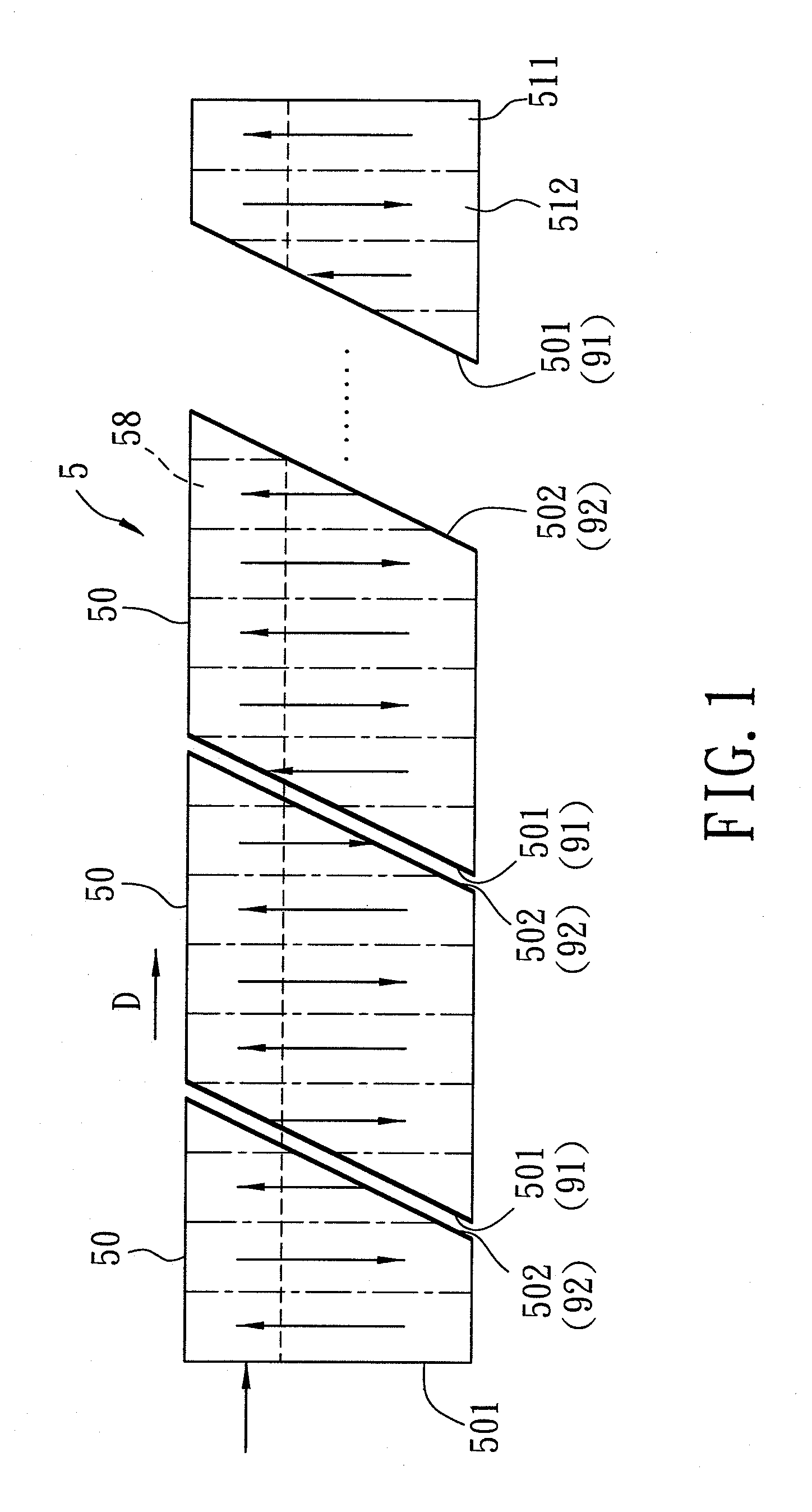 Quasi-Phase Matched Optical Waveguide for Preventing Back Conversion