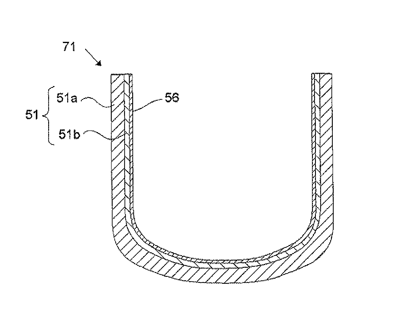 Silica container and method for producing the same