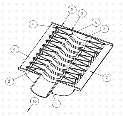Self anti-deformation flushable air cleaner
