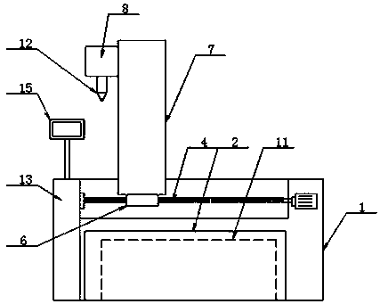 High-pressure water cutting machine