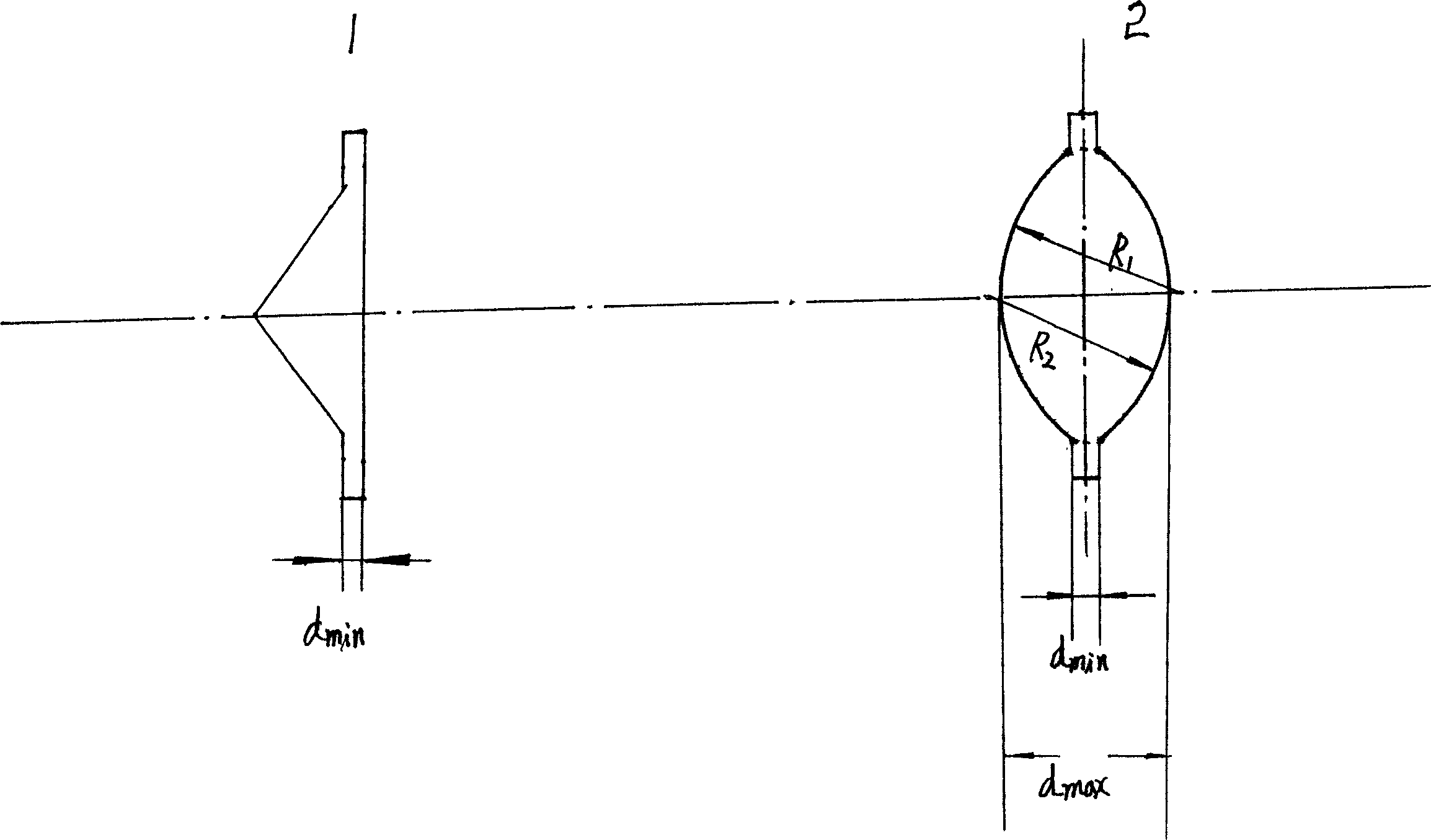 Laser resonance cavity of high-power and large-energy low-rank mode output