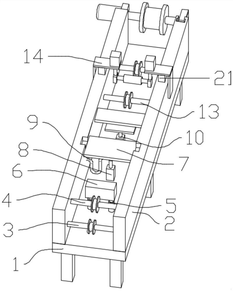 Wire drawing online defect marking device