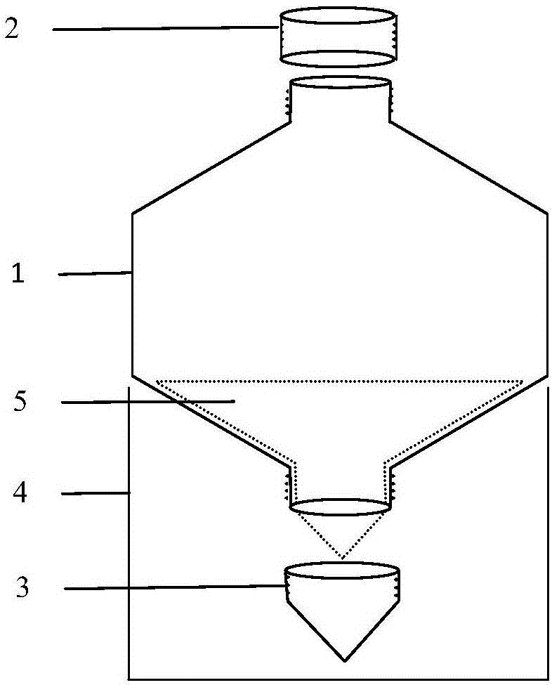 Continuous fermentation device for slime producing bacteria