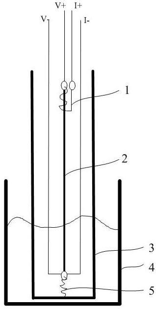 Low-temperature liquid level measuring device