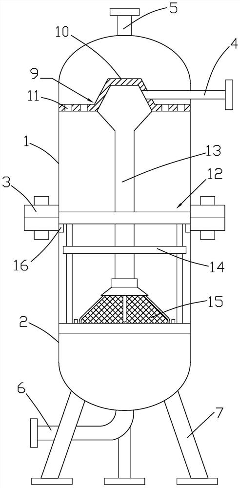 A method for manufacturing an oil-gas separator for a screw air compressor
