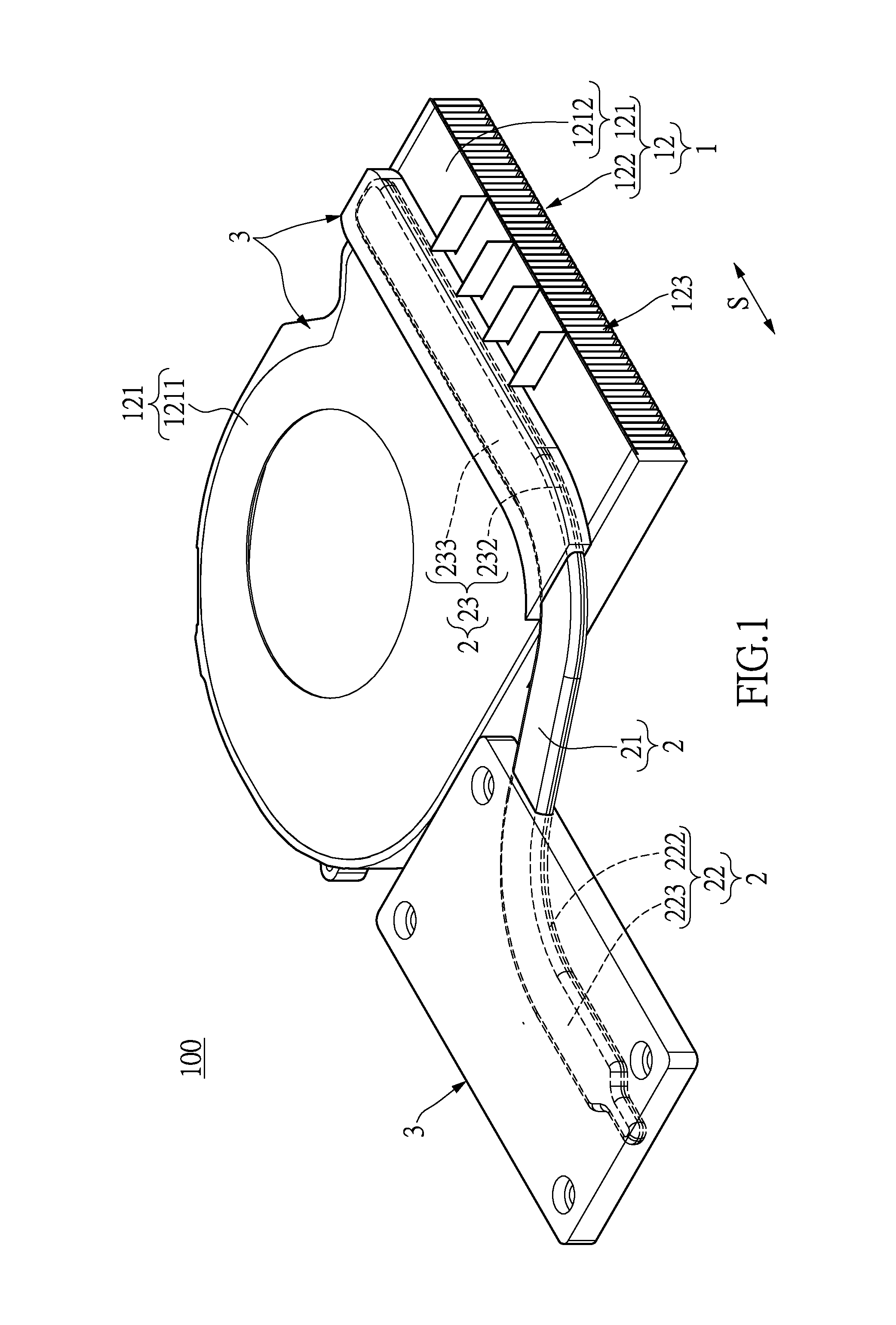 Heat dissipating device and manufacturing method of heat dissipating device