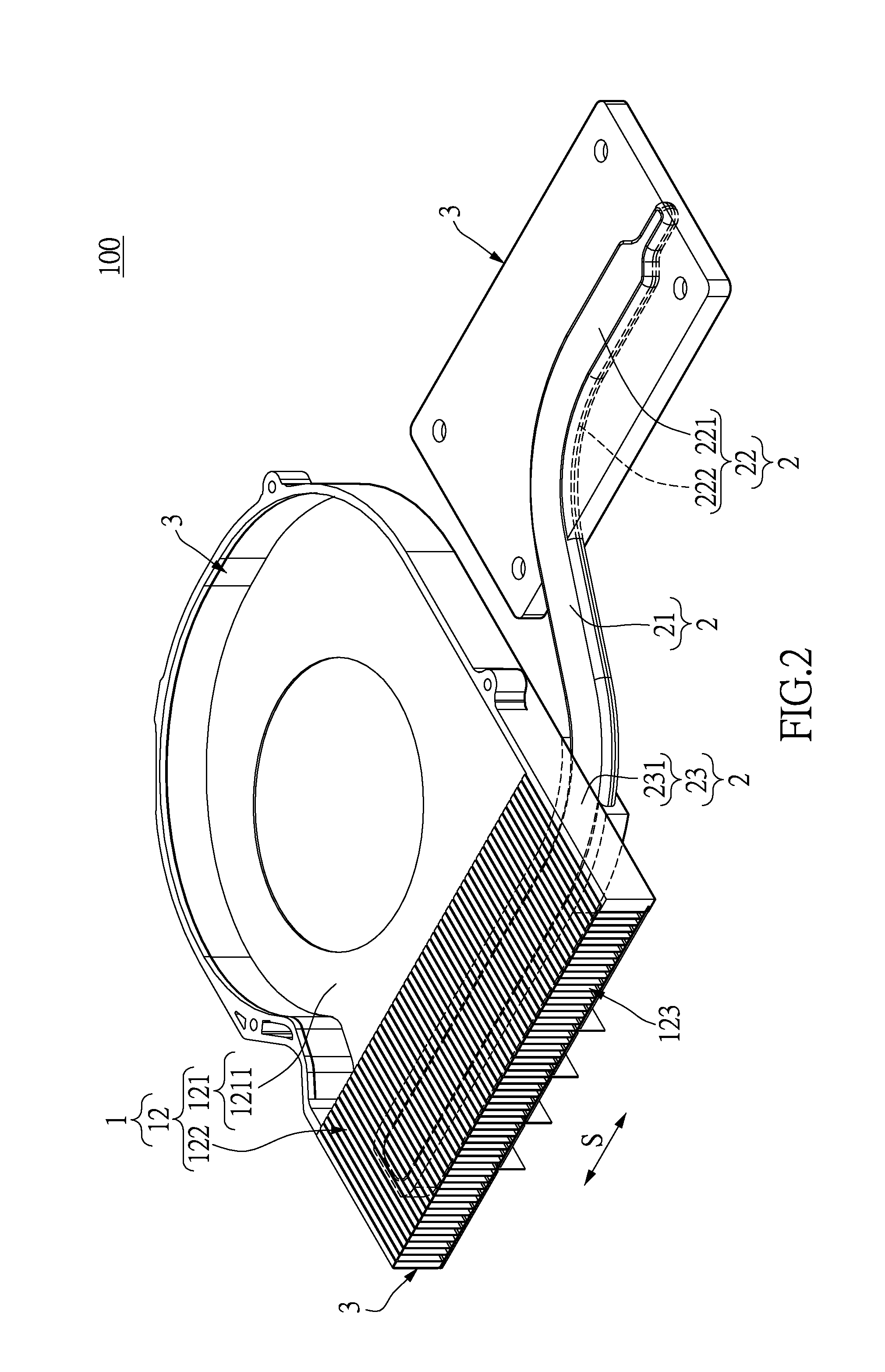 Heat dissipating device and manufacturing method of heat dissipating device