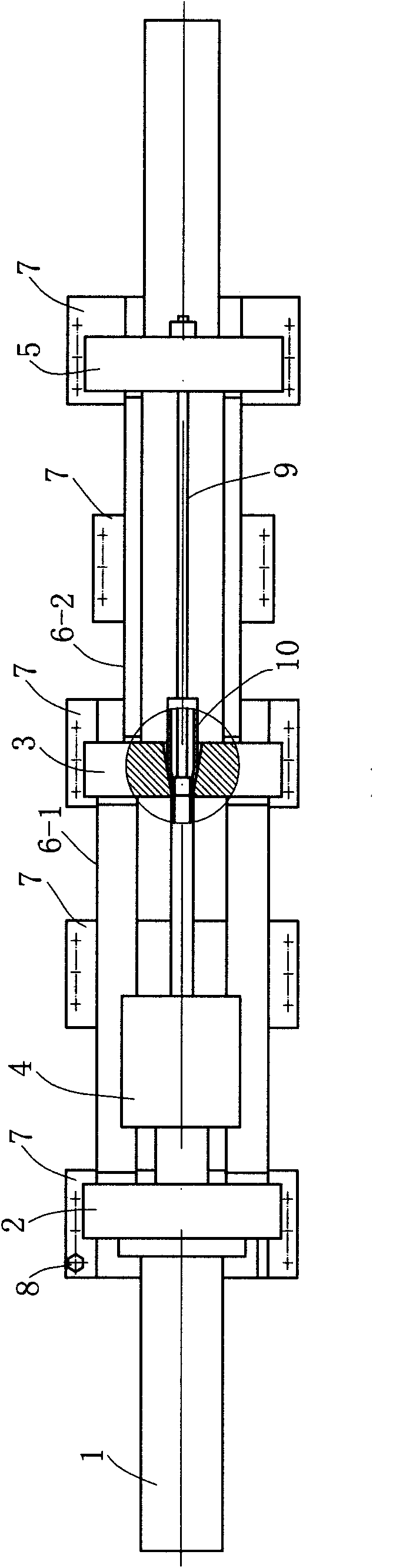 Hydraulic cold drawn pipe machine