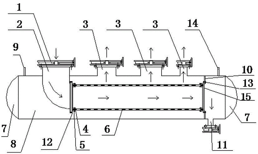 A backwashing and decontamination type sub-catchment