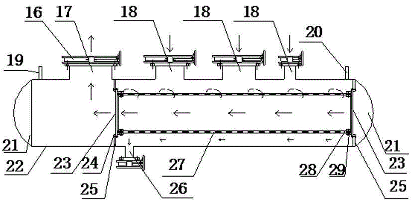 A backwashing and decontamination type sub-catchment