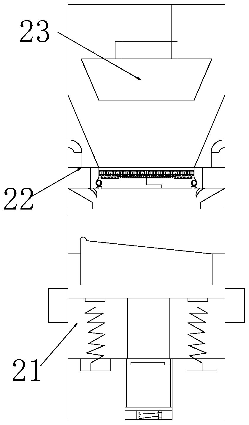 Mixed grouting machine used for tunnel construction and capable of removing concrete gas through choking pressing