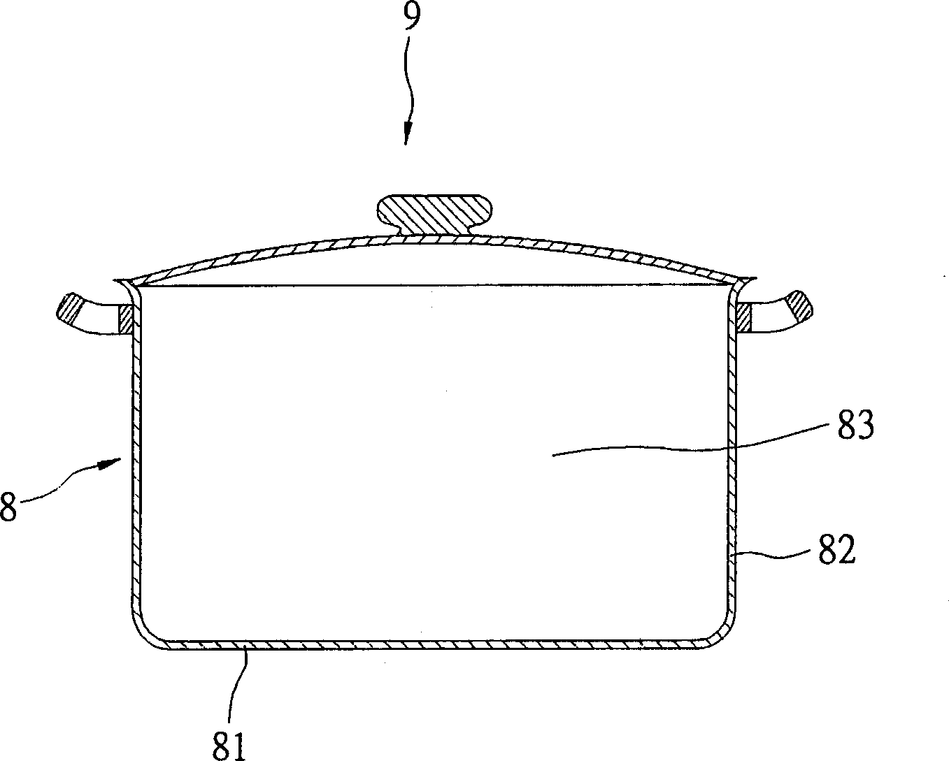 Pot with heat-accumulating and -keeping effect