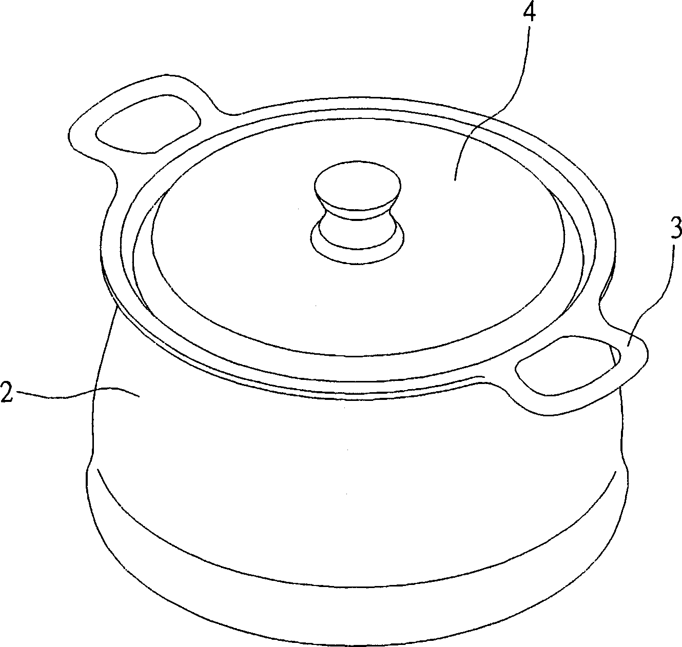 Pot with heat-accumulating and -keeping effect