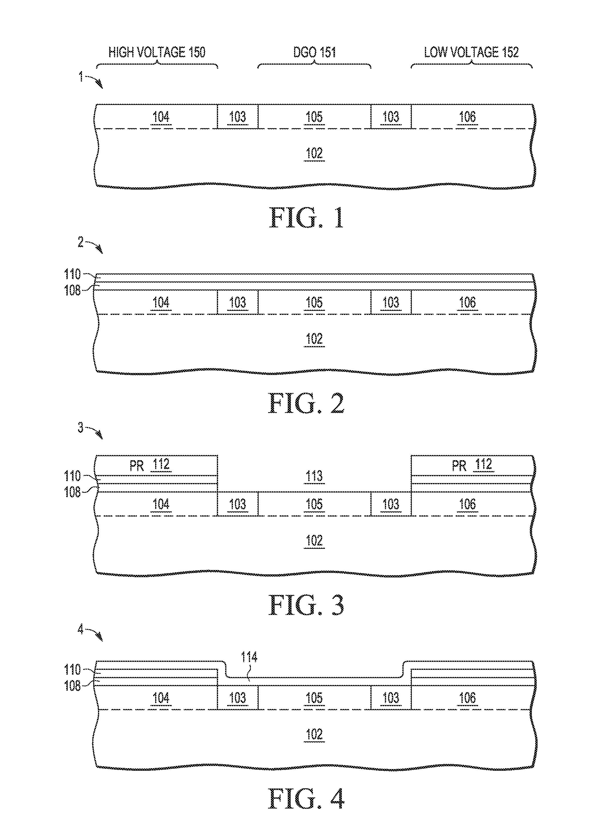 Method of Forming Different Voltage Devices with High-K Metal Gate