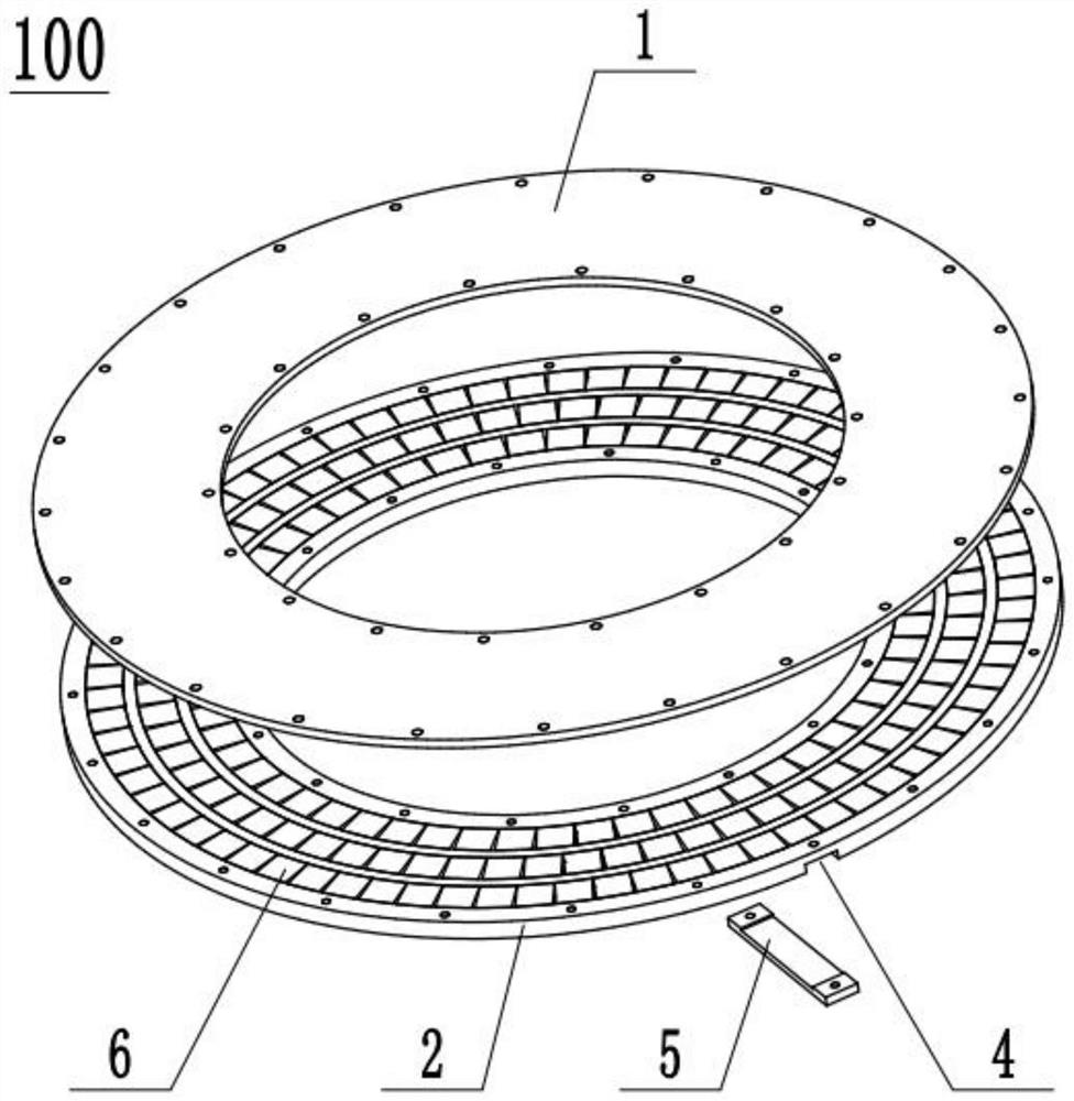 Superconducting magnetic suspension track structure