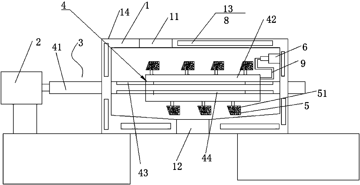 Feed mixing device