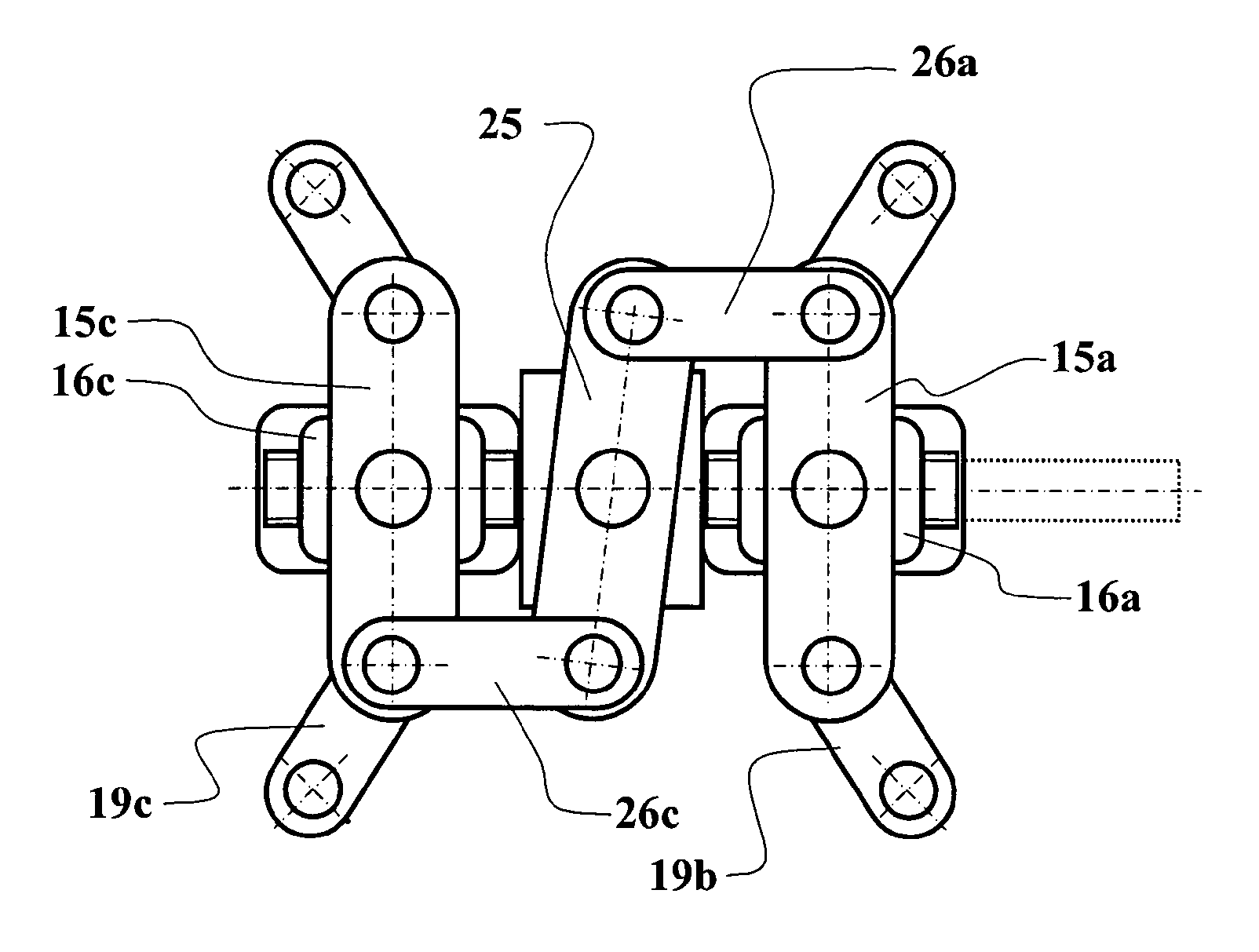 Centric clamping device